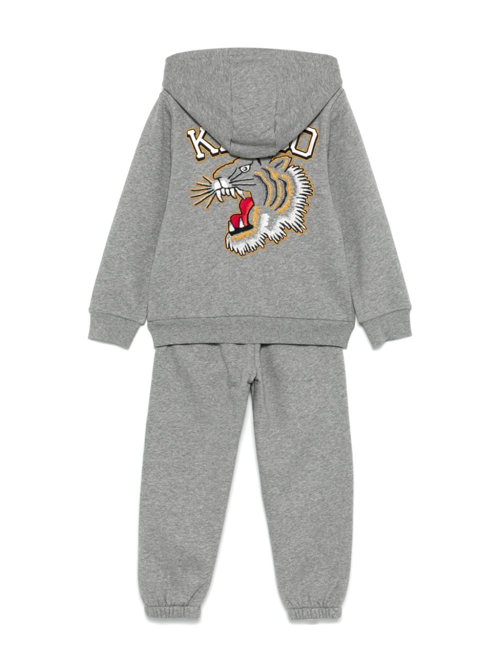 Tuta sportiva con motivo Tiger per bambino Kenzo Kids grigio con set di due - Rubino Kids