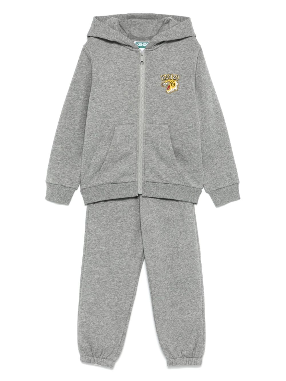 Tuta sportiva con motivo Tiger per bambino Kenzo Kids grigio con set di due - Rubino Kids