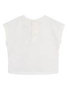 Tuta sportiva per neonata Michael Kors Kids bianco con stampa logo all - over - Rubino Kids