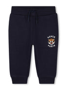 Tuta sportiva per neonato Kenzo Kids blu con stampa Tiger - Rubino Kids