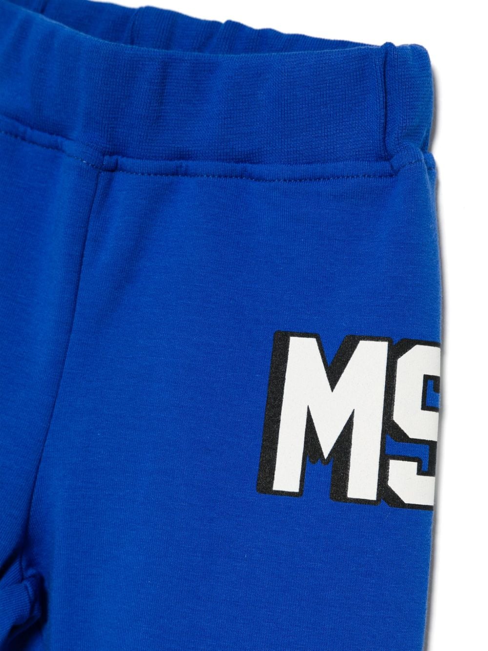 Tuta sportiva per neonato MSGM Kids blu con stampa logo sul retro - Rubino Kids