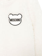 Tutina con applicazione Teddy Bear per neonata Moschino Kids beige con cappuccio - Rubino Kids