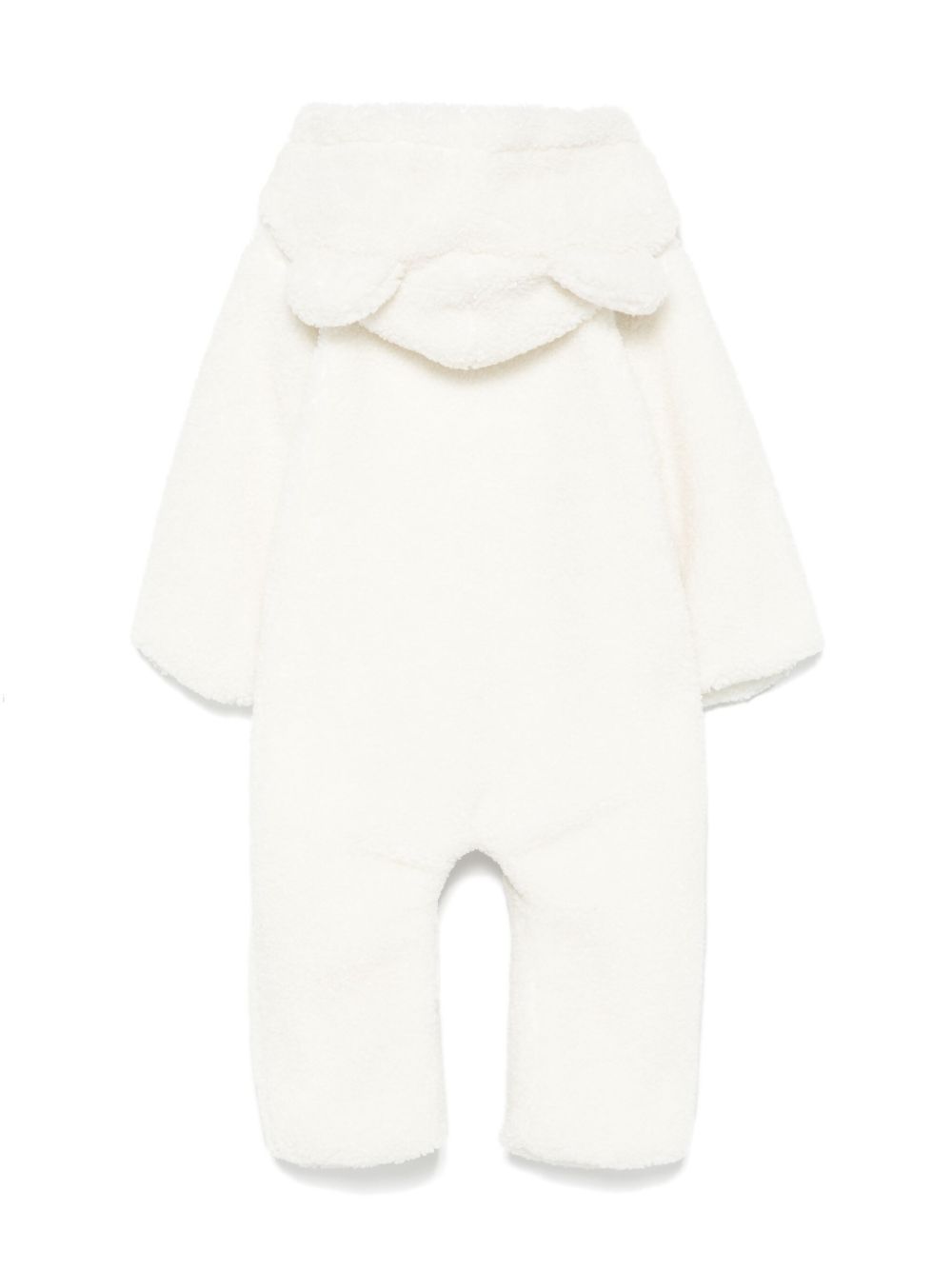 Tutina con applicazione Teddy Bear per neonata Moschino Kids beige con cappuccio - Rubino Kids