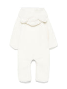 Tutina con applicazione Teddy Bear per neonata Moschino Kids beige con cappuccio - Rubino Kids