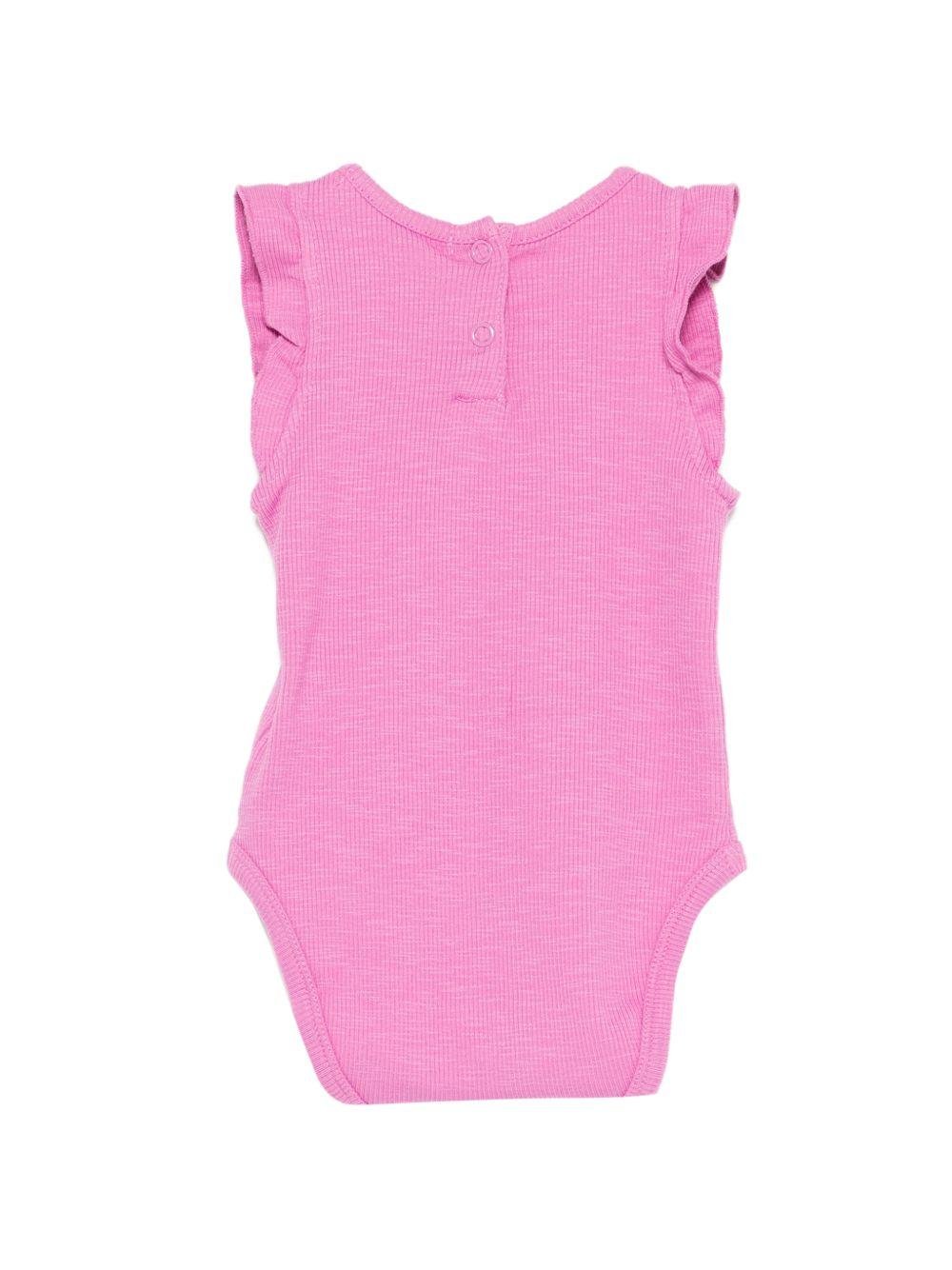 Tutina per neonata Bobo Choses fucsia con stampa rapa - Rubino Kids