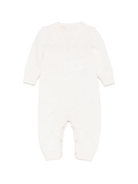 Tutina per neonata Elisabetta Franchi La Mia Bambina bianca con maglia a rombi - Rubino Kids