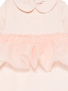 Tutina per neonata Elisabetta Franchi La Mia Bambina con ruches - Rubino Kids