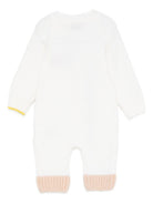 Tutina per neonata Gensami Kids bianco con tasca sul petto - Rubino Kids