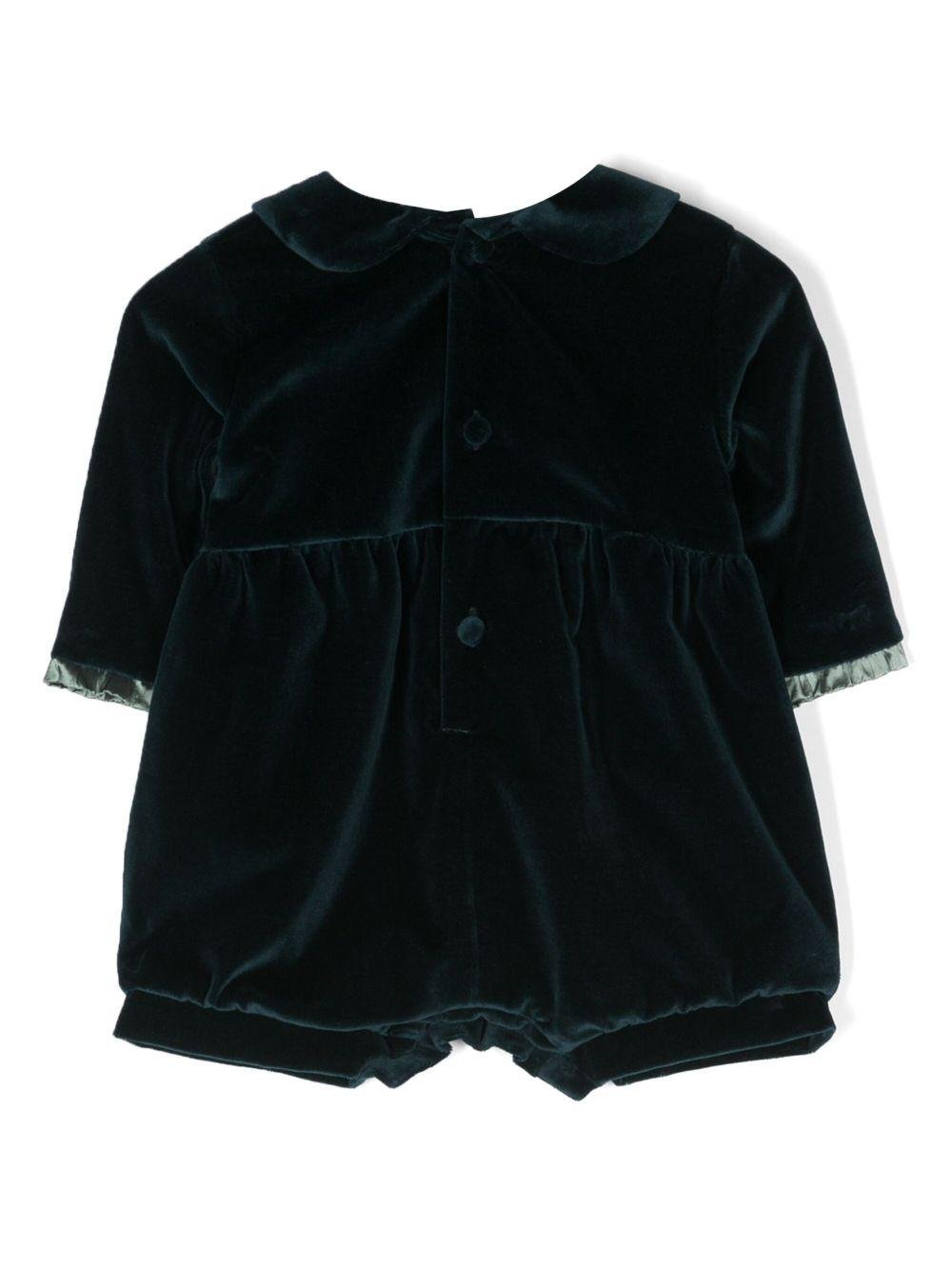 Tutina per neonata JESURUM BABY verde con ruches - Rubino Kids