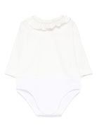 Tutina per neonata La Stupenderia bianca con colletto arricciato - Rubino Kids