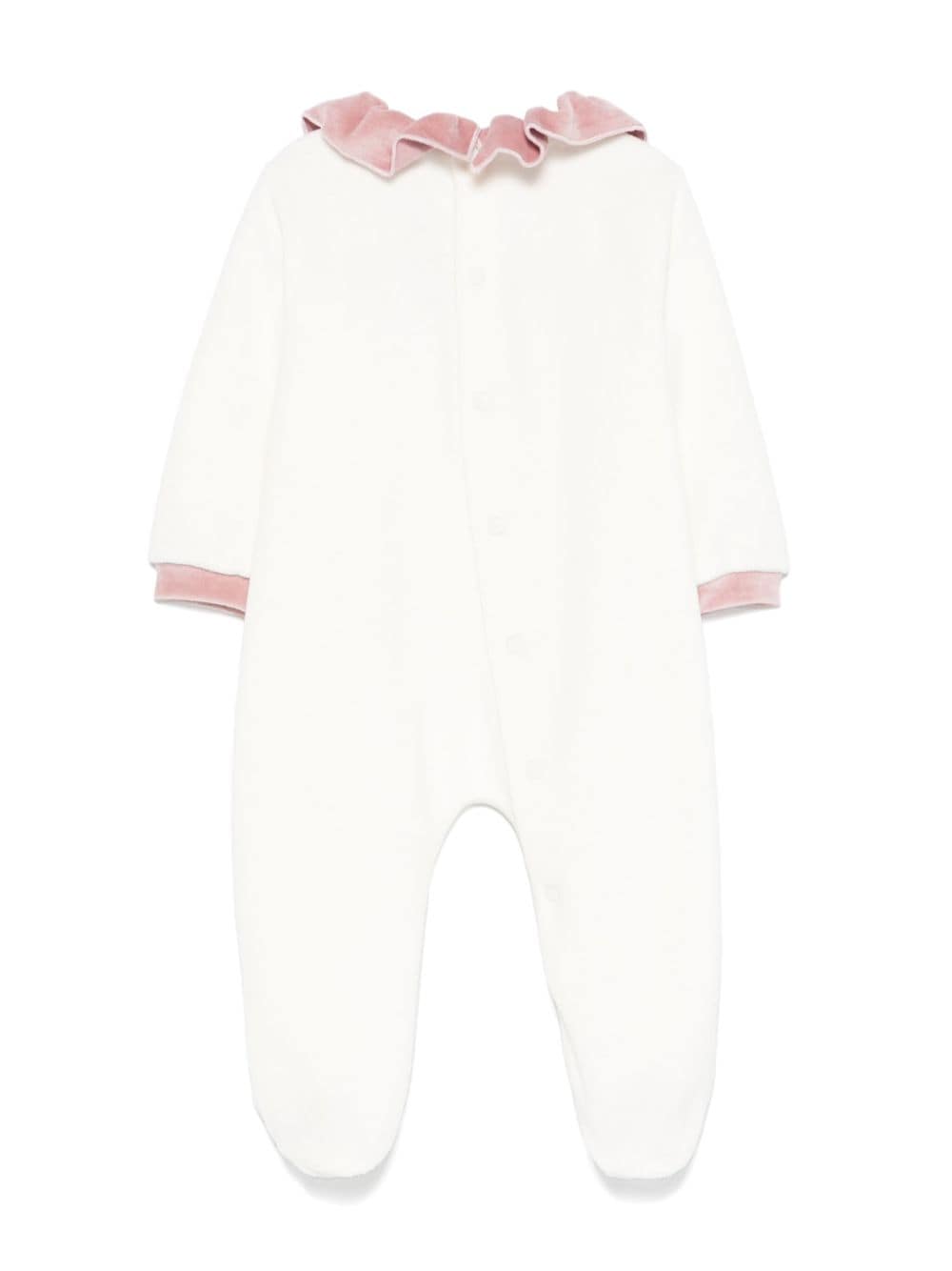 Tutina per neonata La Stupenderia bianco con motivo Teddy Bear e fiocco - Rubino Kids