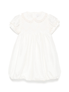 Tutina per neonata Mariella Ferrari bianco con arricciatura - Rubino Kids