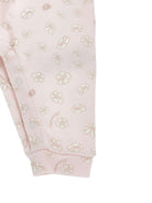 Tutina per neonata Monnalisa rosa con stampa coniglietti - Rubino Kids