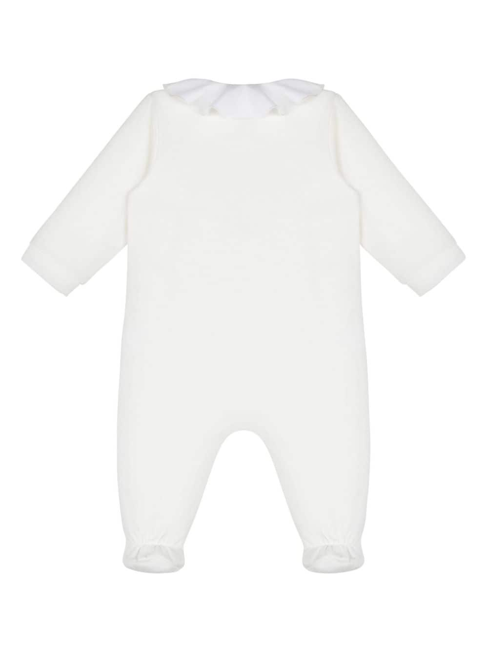 Tutina per neonata Moschino Kids bianco con stampa Teddy Bear - Rubino Kids