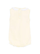 Tutina per neonata Paz Rodriguez gialla con dettaglio fiocco - Rubino Kids