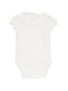 Tutina per neonata Tartine Et Chocolat bianca con colletto in pizzo - Rubino Kids