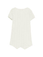 Tutina per neonati Bonpoint verde con lavorazione pointelle - Rubino Kids