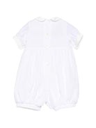 Tutina per neonati La Stupenderia bianco con colletto alla Peter Pan - Rubino Kids