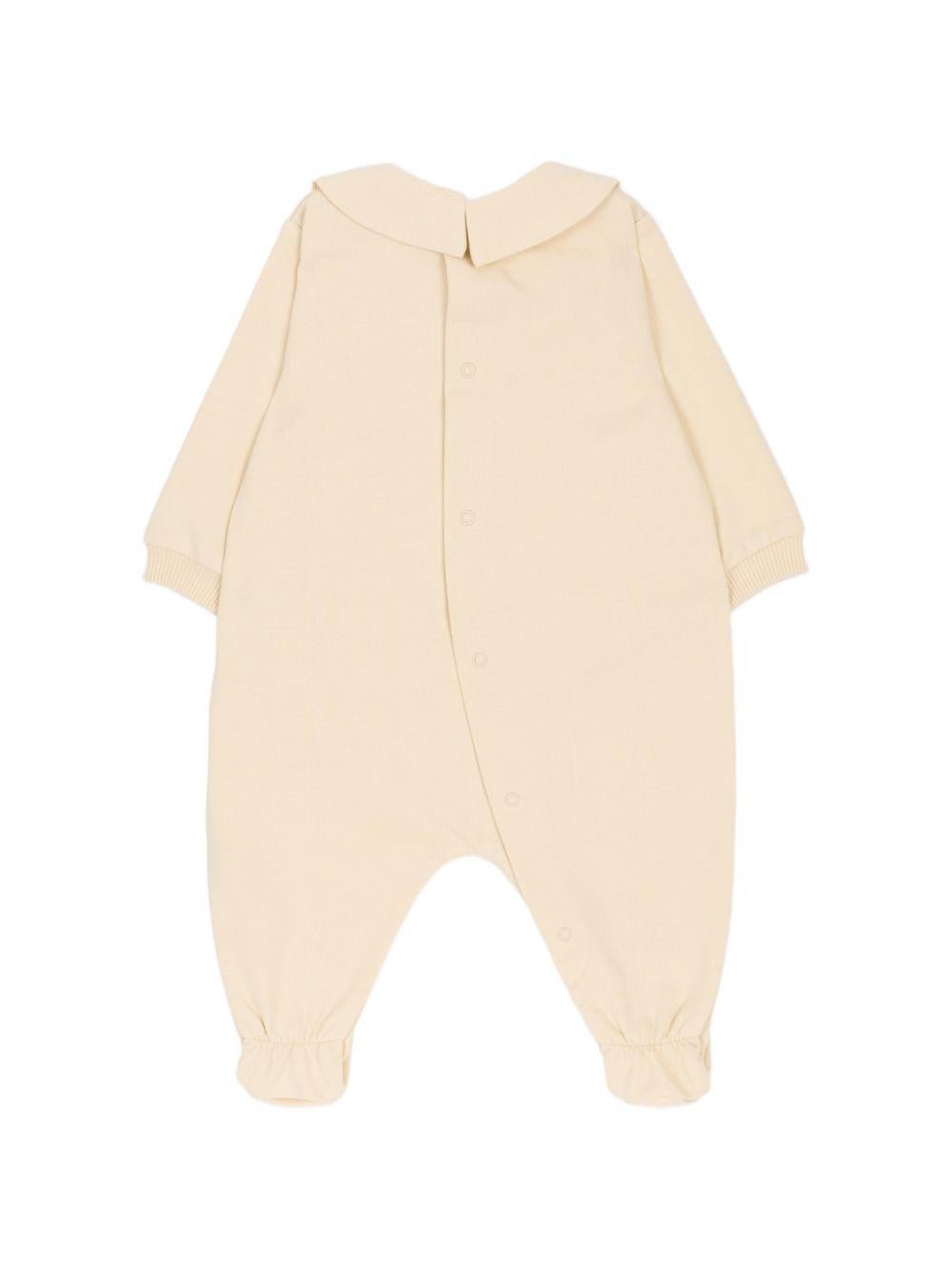 Tutina per neonati Moschino Kids beige con Teddy Bear - Rubino Kids