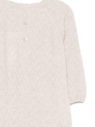 Tutina per neonati Paz Rodriguez beige con chiusura con bottoni sul davanti - Rubino Kids
