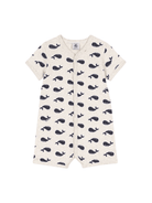 Tutina per neonati Petit Bateau beige con fantasia grafica all - over - Rubino Kids