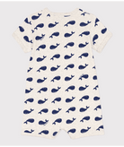 Tutina per neonati Petit Bateau beige con fantasia grafica all - over - Rubino Kids