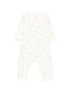 Tutina per neonati Petit Bateau bianca con stampa floreale - Rubino Kids