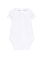 Tutina per neonati Tartine Et Chocolat bianca con colletto a punta - Rubino Kids