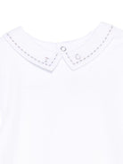 Tutina per neonati Tartine Et Chocolat bianca con colletto alla Peter Pan - Rubino Kids