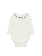 Tutina per neonati Tartine Et Chocolat bianca con logo ricamato - Rubino Kids