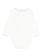 Tutina per neonati Tartine Et Chocolat bianca con logo ricamato - Rubino Kids