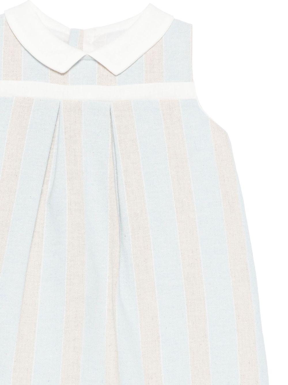 Tutina per neonato La Stupenderia azzurro con motivo a righe - Rubino Kids