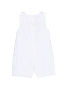 Tutina per neonato La Stupenderia bianca con bottoni sul colletto - Rubino Kids