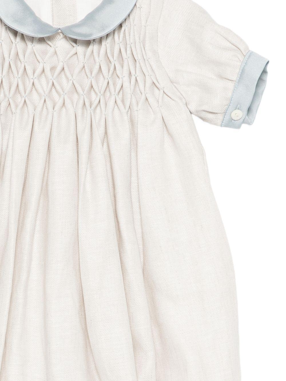 Tutina per neonato La Stupenderia grigio chiaro con dettagli azzurri - Rubino Kids