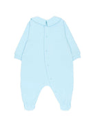 Tutina per neonato Moschino Kids azzurra con stampa Teddy Bear - Rubino Kids