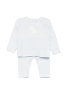 Tutina per neonato Tartine & Chocolat azzurro con dettaglio coniglio - Rubino Kids