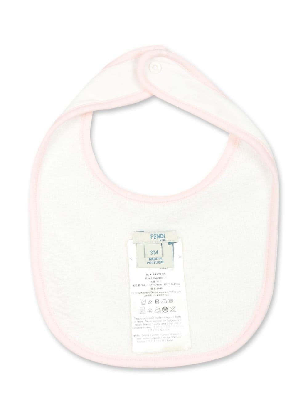 Tutina set neonato per neonata Fendi Kids rosa con cappellino - Rubino Kids