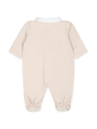 Tutina set neonato per neonato Fendi Kids beige con girocollo - Rubino Kids