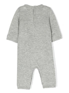 Tutina Tilouana con ricamo per neonato Bonpoint grigio con scollo rotondo - Rubino Kids