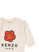 Tutine per neonata Kenzo Kids rosa con applicazioni floreali (set di due) - Rubino Kids