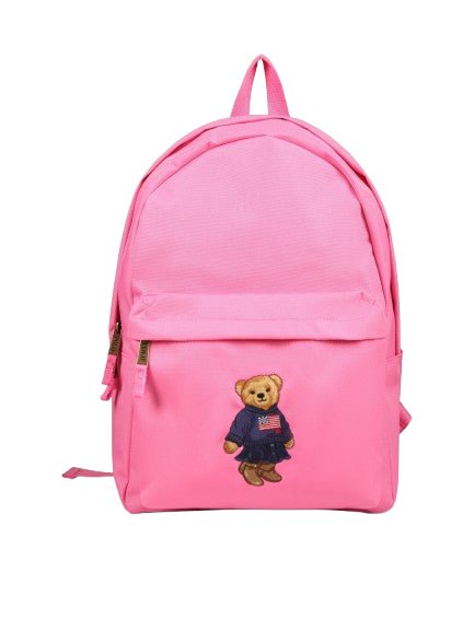 Zaino bambina Ralph Lauren Kids rosa con logo - Rubino Kids