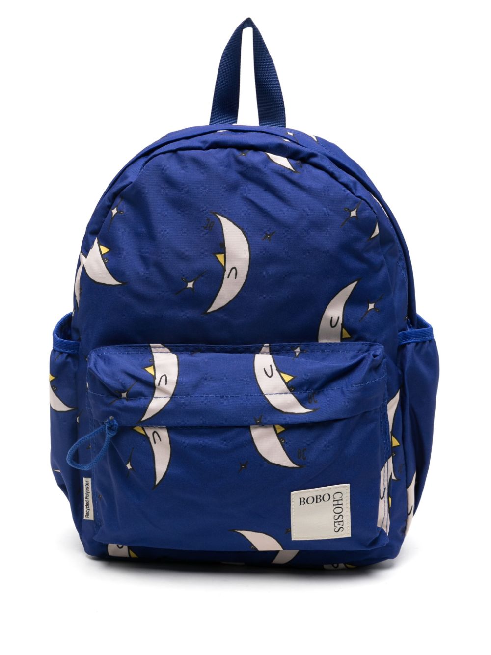 Zaino Beneath the Moon per bambino Il Gufo blu con chiusura con zip a giro - Rubino Kids