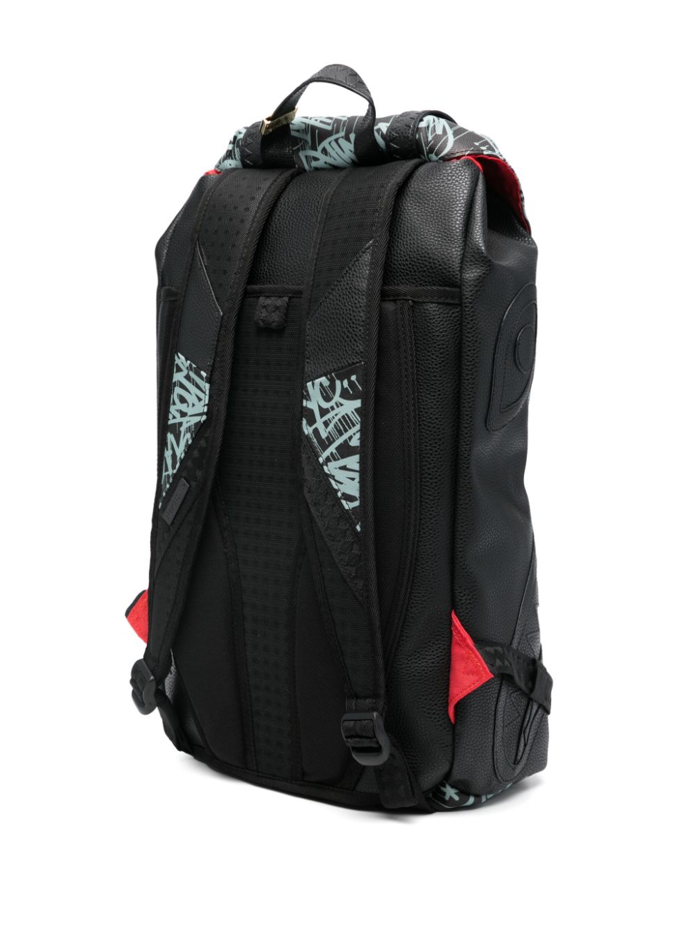 Zaino con stampa graffiti per bambino sprayground kid nero con due spallacci imbottiti - Rubino Kids