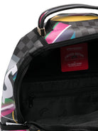 Zaino con stampa squalo per bambino sprayground kid nero con fodera a contrasto - Rubino Kids