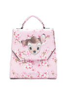 Zaino per bambina Monnalisa rosa con stampa a fiori x Disney - Rubino Kids