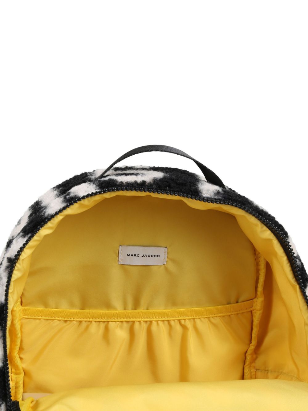 Zaino per bambina The Marc Jacobs Kids nero con stampa all - over e effetto lana - Rubino Kids