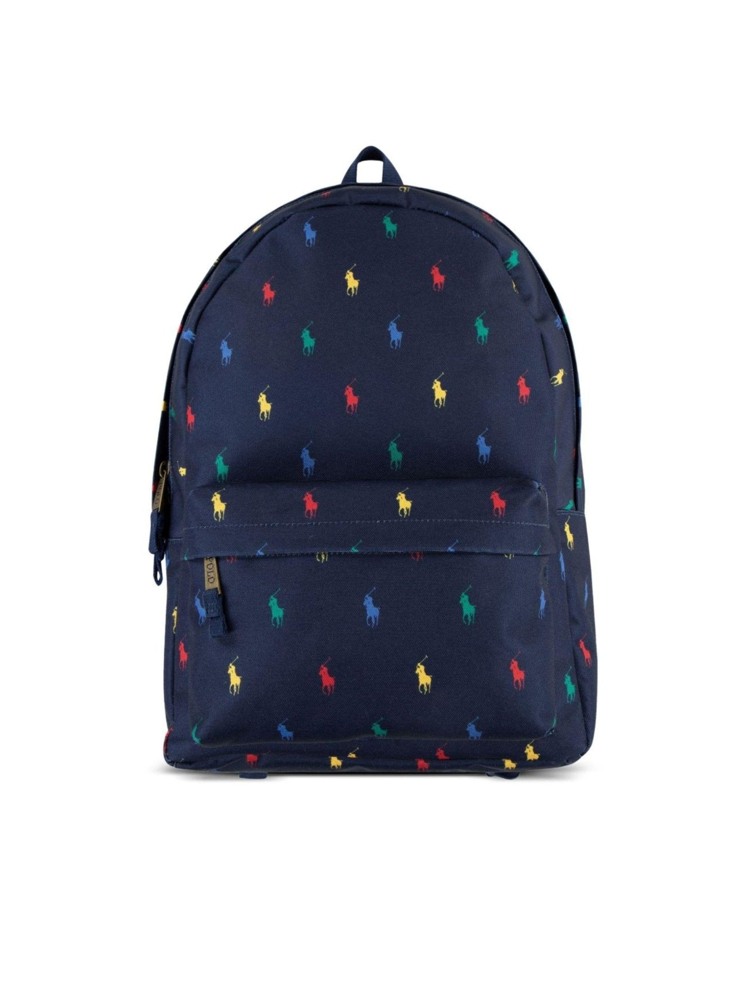 Zaino per bambini Polo Ralph Lauren Kids blu con motivo Polo Pony all - over - Rubino Kids