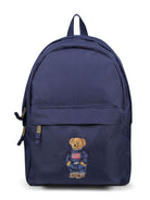 Zaino per bambini Polo Ralph Lauren Kids blu con ricamo Polo Bear - Rubino Kids