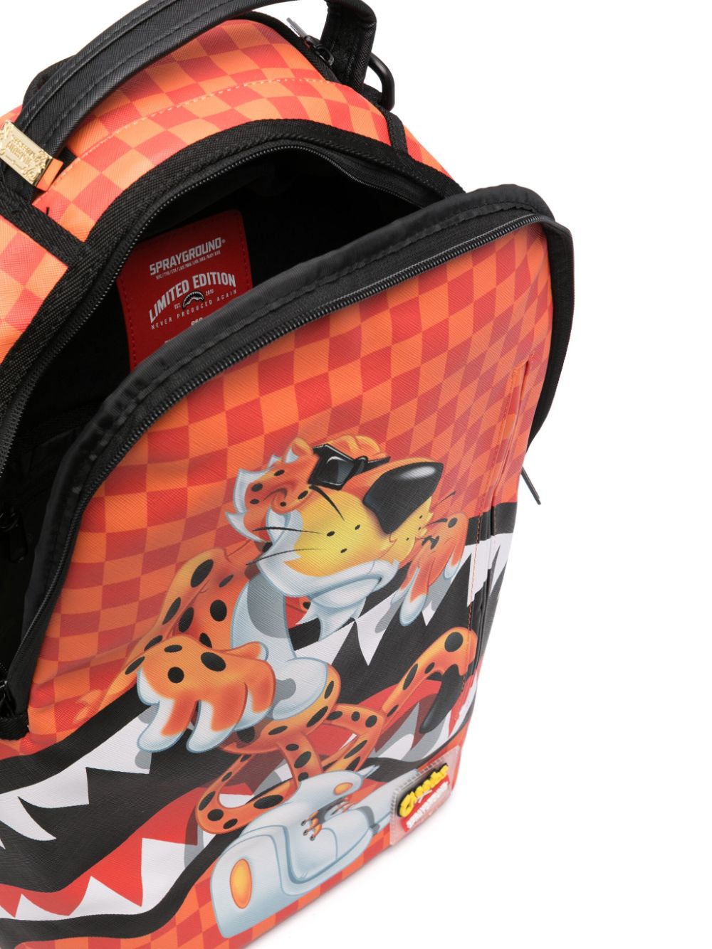 Zaino per bambino Chester Crunch sprayground kid x Cheetos rosso - Rubino Kids