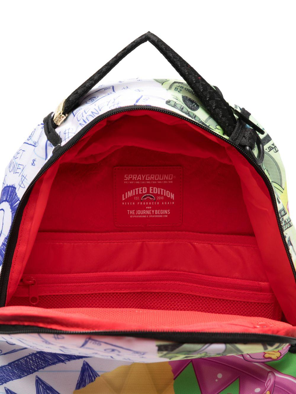 Zaino per bambino Sprayground kid multicolore con stampa grafica - Rubino Kids